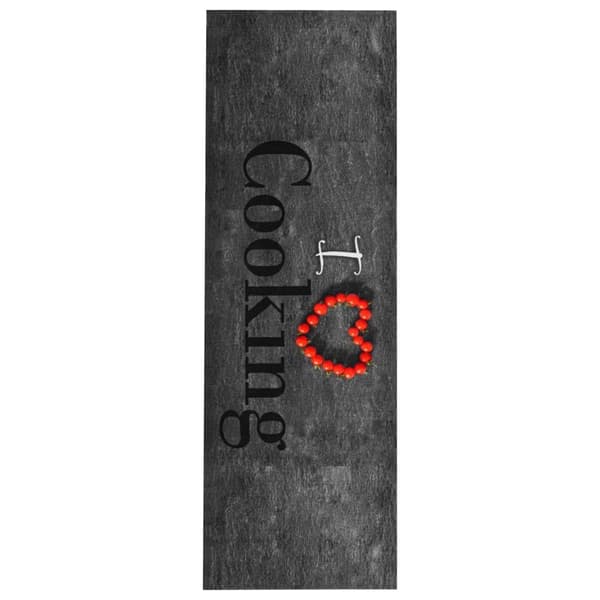 vidaXL Kjøkkenmatte maskinvaskbar matlaging 60x300 cm multifärg multicolor