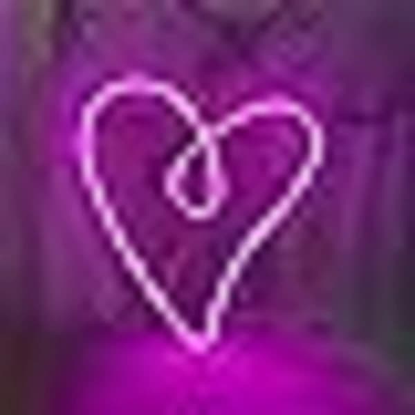 Heart-shaped LED Neon Light - Neon Wall Lamp or USB Powered - Neon