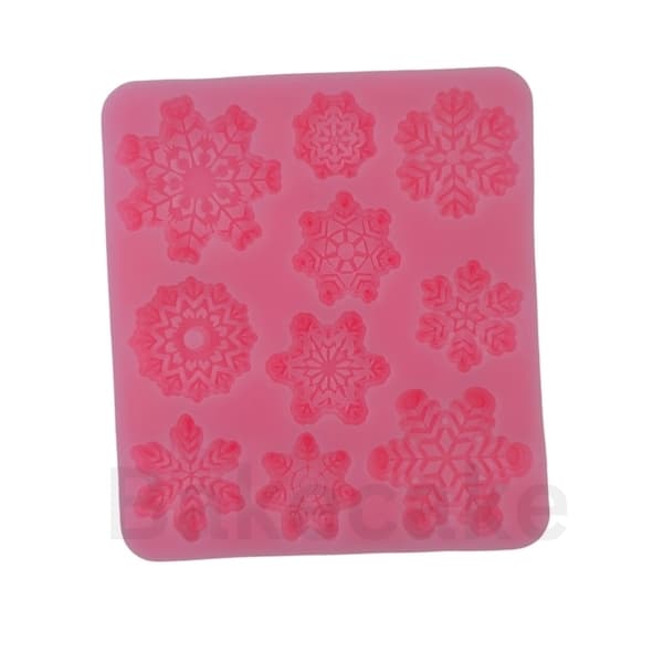 Snefnug Silikoneform til Fondant – Bakecake Rosa pink