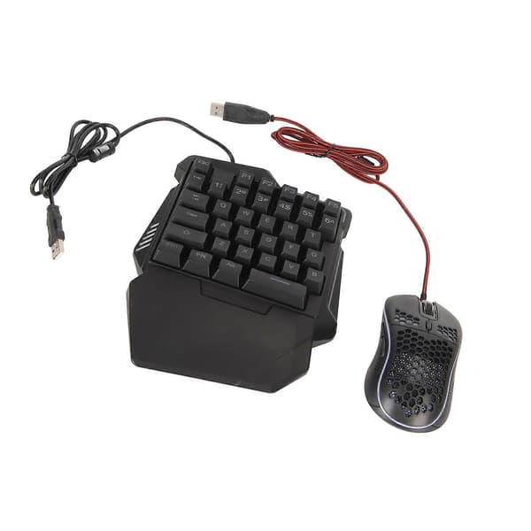 Keyboard Mouse Converter Turbo Function Wired Gaming Keyboard And Mouse And Converter Combo For PS For Xbox For Switch