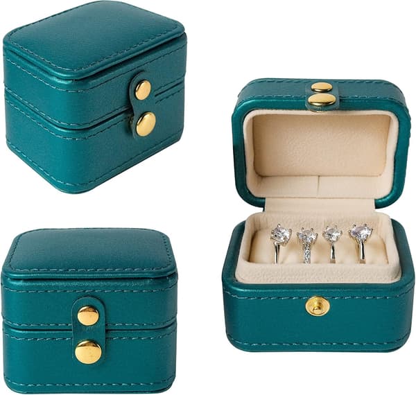 Ring Organizer Box - Premium Håndlavet Smykkeopbevaring