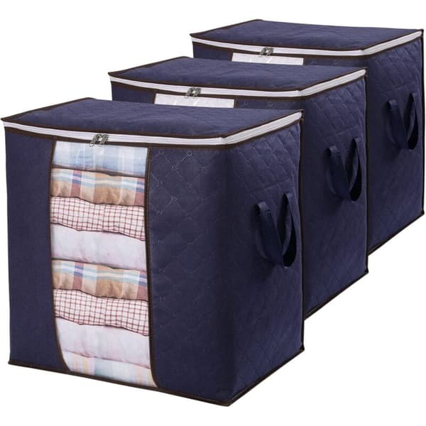 72L Laundry Hamper, Fabric Laundry Basket, Large Foldable Laundry Basket