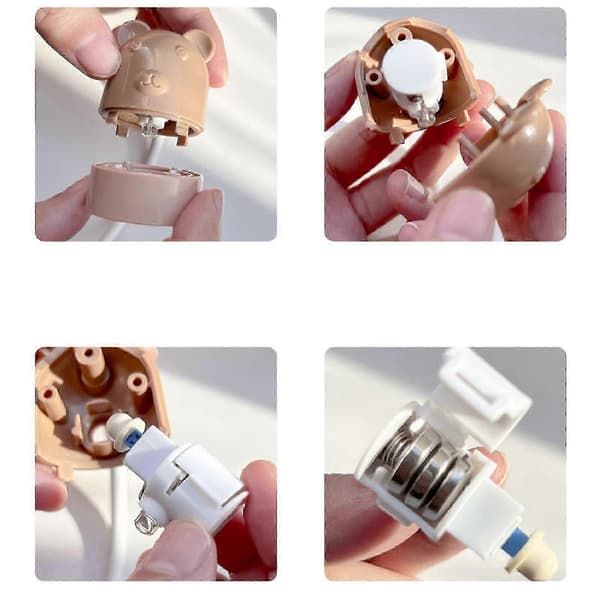 Reading lamp for children, cute book lights for reading in bed, LED reading lamp for the neck, bendable (rabbit) [DB] rabbit rabbit