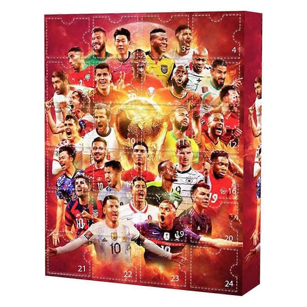 Fodbold Julekalender Sports Julekalender Nedtællingskalender Juleoverraskelser til Fodboldfans