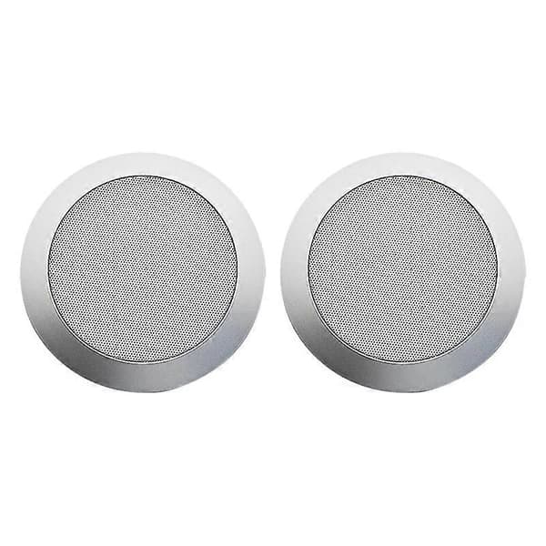 Takmonterad högtalargrill, 4-tums takinbyggd ljudhögtalargrill (Silver)