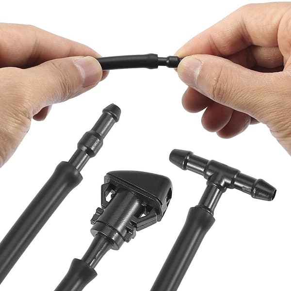 Windshield Wiper Nozzles for Ram Hose Windshield with Connectors Replace 5113049AA