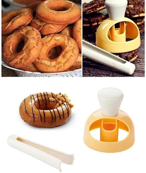 DIY Donut Maker Kake Brødform Kutter Kakedekorasjonsverktøy Lag