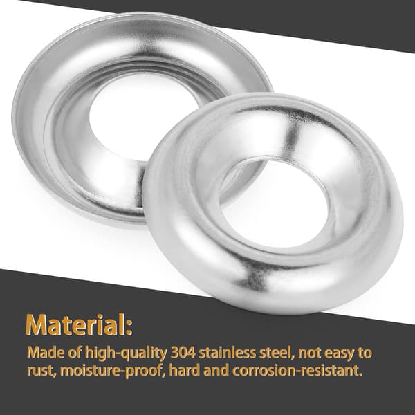 Countersunk Washers, Stainless Steel, Cup Washers