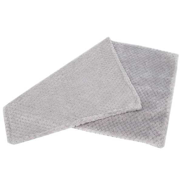 Varm Vaskbar Matte Lysegrå Lille Husdyr Gris Blød Fluffy Tæppe Kat Hund Sovende S 60x39cm/23.6x15.4in
