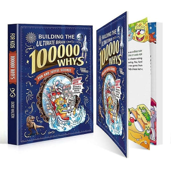 Science Book for Kids 100000 Why Educational STEM Learning Book Illustrated Encyclopedia for Children Gift