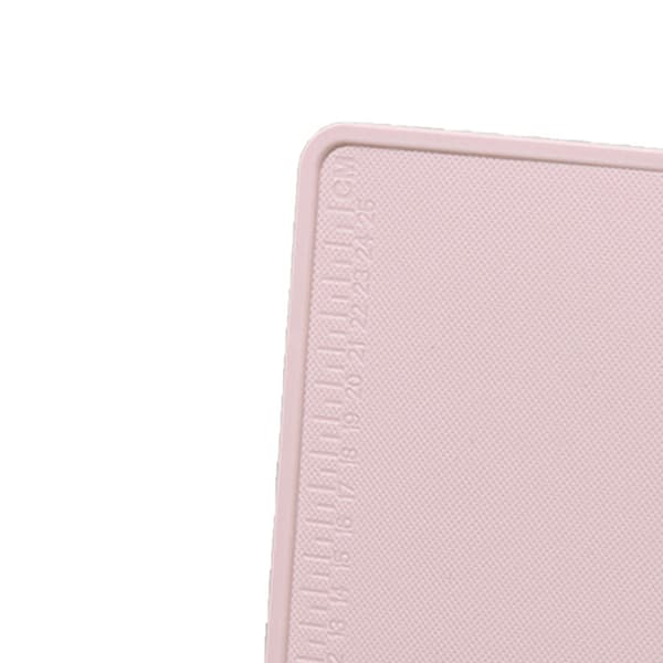 Pink Plastic Cutting Board with Knife Hole, Portable and Safe for Fruit Cutting, Kitchen Use