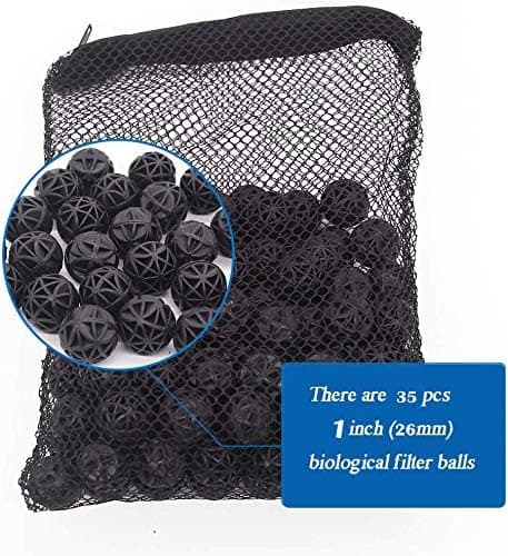 35 stk Akvariefisketankfilter 26mm Biobolde Bio-bolde til filter