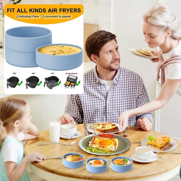 Eggkoker - Eggformer - Eggform - Kok eggkoker for kokte egg - Mikrobølgeovn eggkoker for ett egg (2 stk)