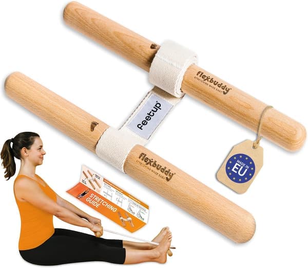 Stretching Tool - 2-in-1 Flexibility & Back Trainer | Daily Mobility & Pain Relief | Compact Stretching Aid for Home, Office & Gym [Ho]