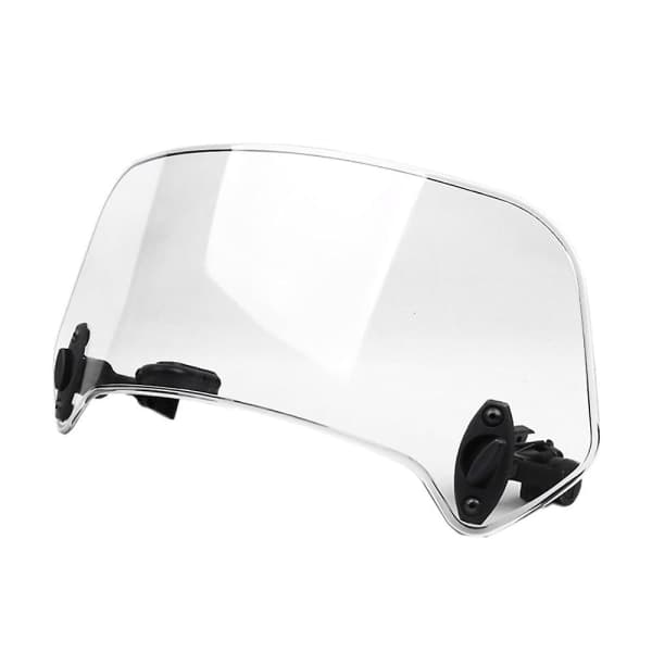 Transparent Color Universal Motorcycle Adjustable Windshield Extension Windscreen Spoiler Air Deflector