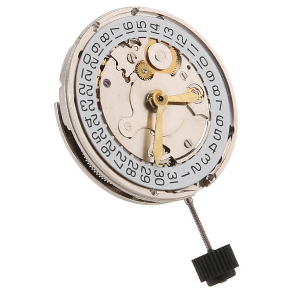 Direct Replacement ETA 2824 Date Automatic Mechanical Movement Men's Watch (FMY) silver silver