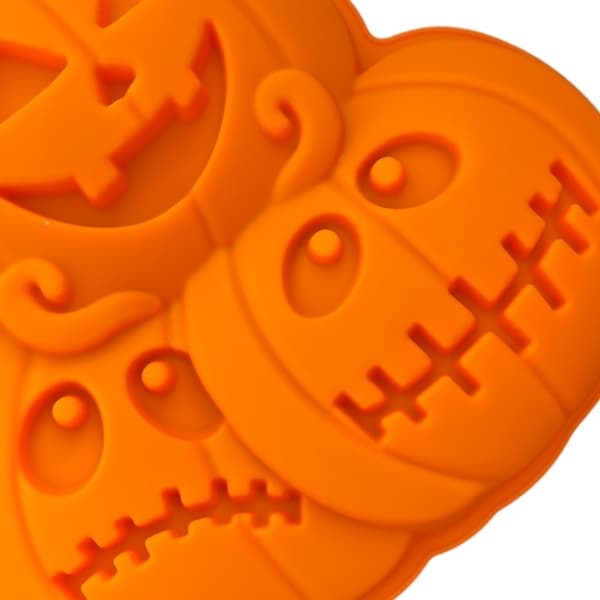 Halloween Silikonform for Gresskaransikter - Stor Bakeform