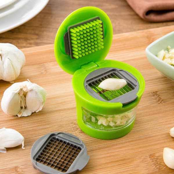 Garlic Press Ginger Crusher Manual Press Kitchen Utensil Pressed Garlic Chopper Vegetable Masher Cutter Durable