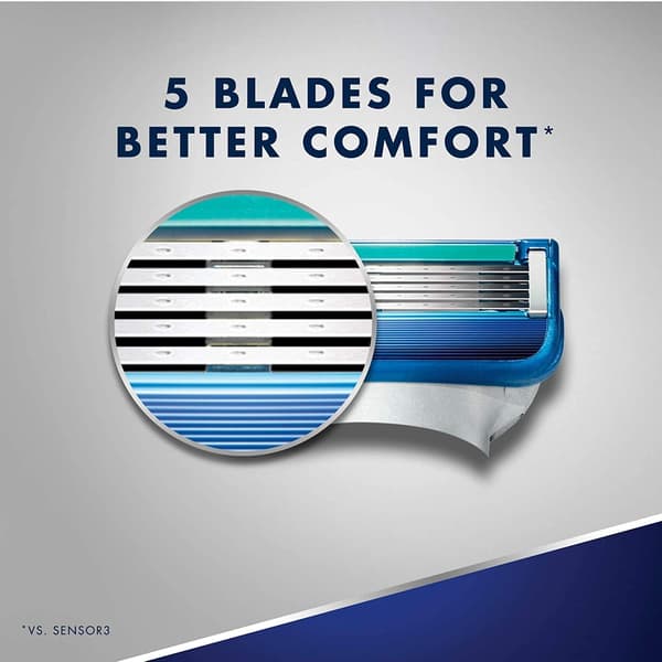 Kompatible Gillette Barberblade til Mænd 12 stk Lubrastrip for Mere Behagelig Barbering