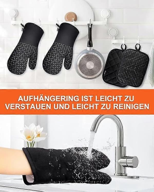 GETIT Grydelapper, ovnhandsker, bagehandsker, ovnhandsker - Mi