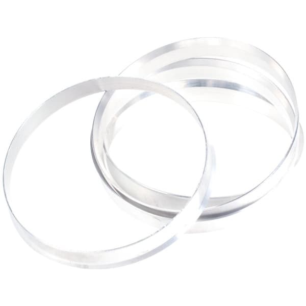 x Universal Aluminium Navring Hjulafstandsstykker 74.1mm YD 72.6mm I