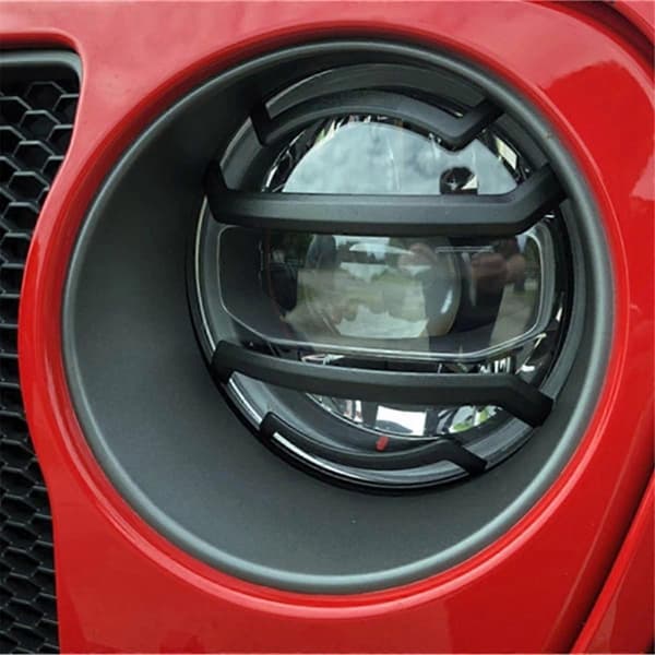 Car Front Headlight Lamp Cover for Wrangler Jl / Jt 2018 -2022 Abs Headlight Decorative Frame