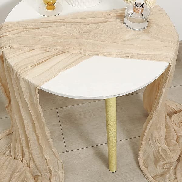 Beige Bordduk Bohemisk Osteklut 90X300 cm B