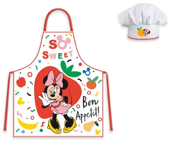 Disney Minnie Mouse Børneforklæde 2-delt sæt