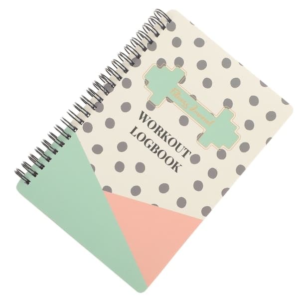Fitness Planning Notebook Workout Journal Decorative Exercise Diary Fitness Agenda Notepad