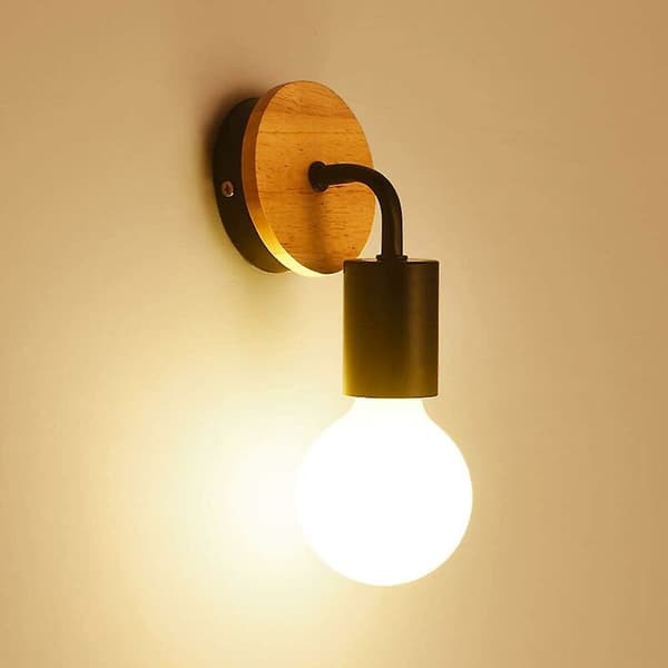 Moderni Edison E27 Moderni Metalli Loft LED Puinen Seinävalaisin Tyyppi