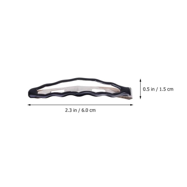 Wellendesign hiusklipsit 24 kpl metalliset mustat lapsille ja naisille -