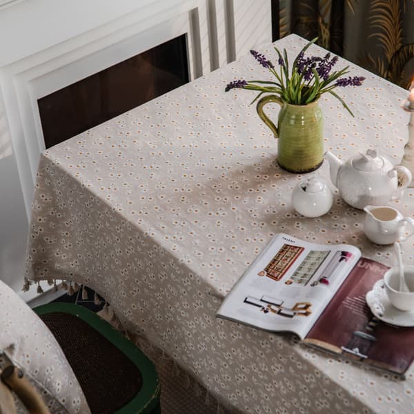 Sød rektangulær dug, dug 140 x 260 cm, dug til køkken, kaffe, spisebord
