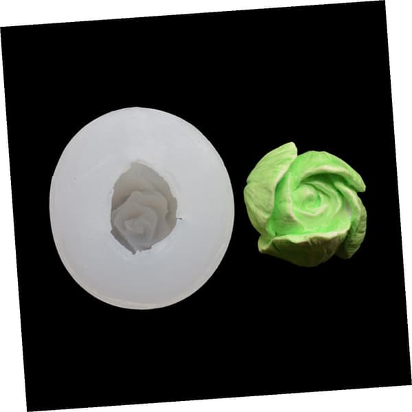 Silikone lysform sæt 2 stk. Tulipan Blomster Krystal Epoxy Drypform DIY Aromaterapi Duftlys Fremstilling