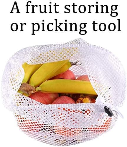 4-pakning vaskeposer, vaskepose med snor, robust netting