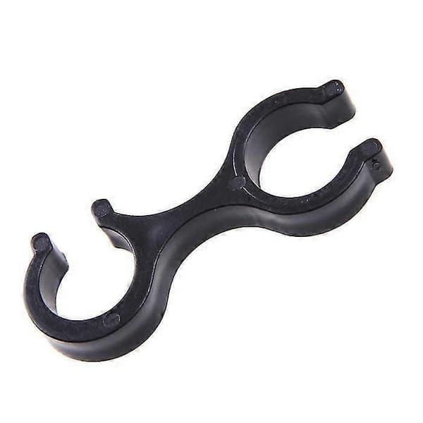 Walking Pole Clip, 3 Walking Pole Holders, Outdoor Walking Pole Coupler 3pcs-Black