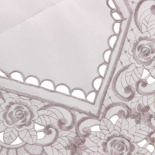 New Brode Floris Table Mat, Patterned Tablecloth: 5 Pink Size: 40X150cm