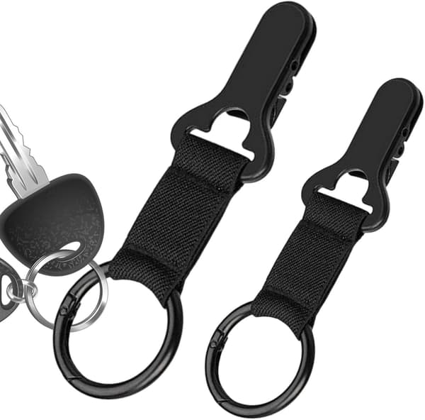 reisehattklips 2 stk veskeholder for baseballcapser
