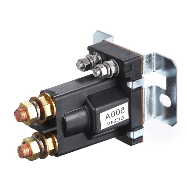 Bärbart 24V 500A Högströms DC-relä Dubbelbatteriisolator Gaffeltruck Motorkontaktor [DB]