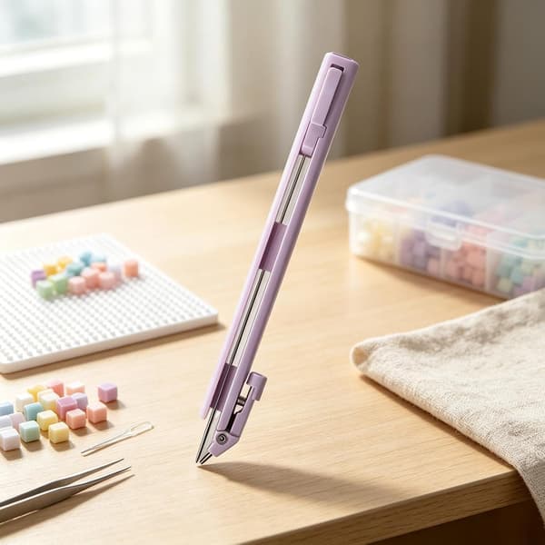 Hama perler pen print type-håndværk-positioneringsværktøj lilla - Lila