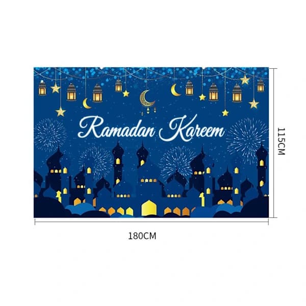 Eid Baggrundsbanner Ramadan Dekoration 06 06