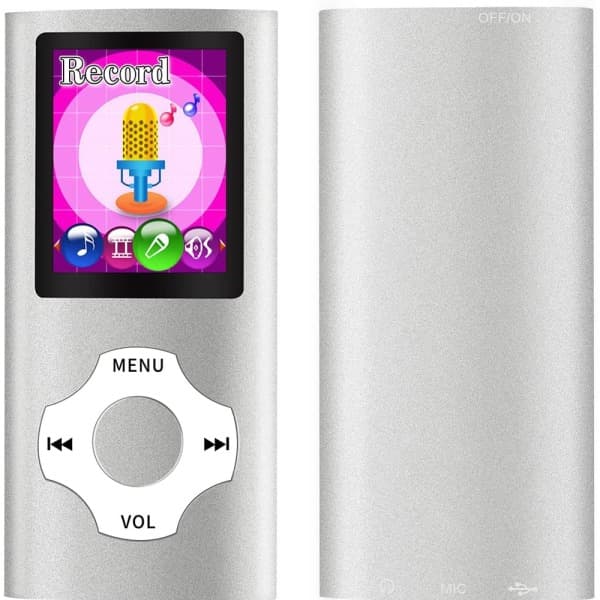 Digital, kompakt og bærbar MP3/MP4-afspiller (maks. understøttelse 64 GB)