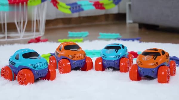Soft Rubber Track Roller Coaster Weightless Tram Cross-border