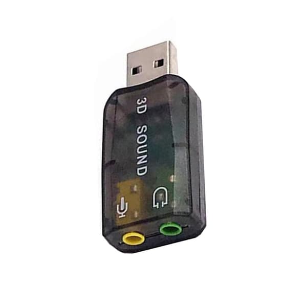 3 stk. virtuelt 5.1-kanals lydspor uden driverkort til CM108 USB2.0 3D -