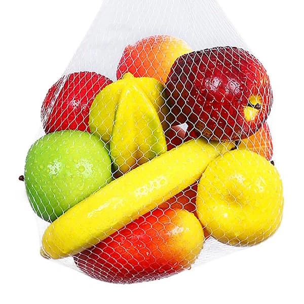 Artificial Fruit Set, 12 Mixed Realistic High-Density Foam Fruits for Photo Props, Kitchen Table Home Decor Fruit