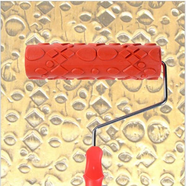 EG109T Embossed Paint Roller 10 inch Wood Grain Pattern Tool for Wall Decoration
