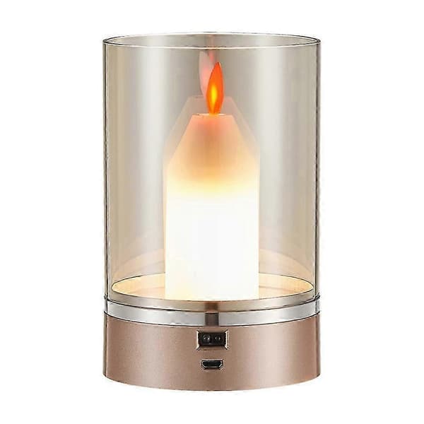 Smart Candle Motion Sensor Hand Wave LED Night Light USB Charging Desk Lamp for Home Decor
