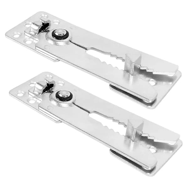 2-pak sektionssofaforbinder, metal sektionssofa møbelforbindere sektionsforbindere til glidende sofa
