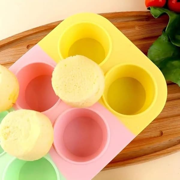 Silicone Muffin Pan - Non-Stick Baking Mold