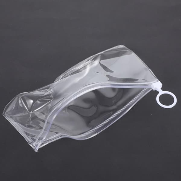 bärbart pennfodral med dragkedja PVC transparent 30 st förpackning -