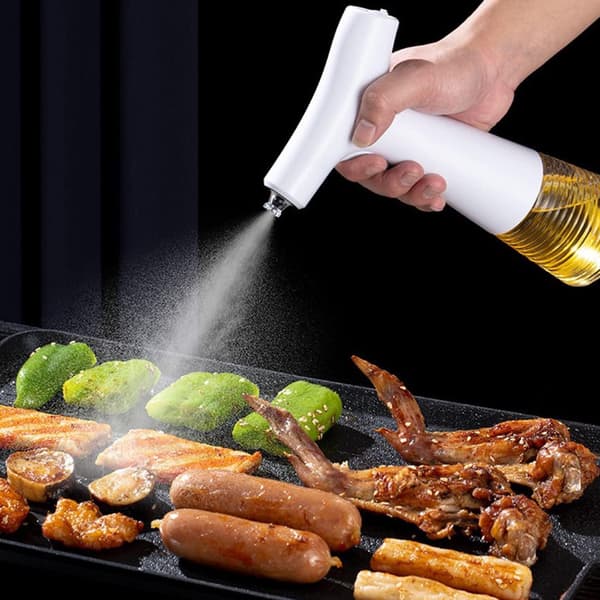 Electric Spray Bottle for Cooking Oils 240ml White Vit one size